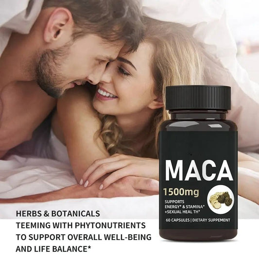 Capsule di Maca radice integratore erboristico