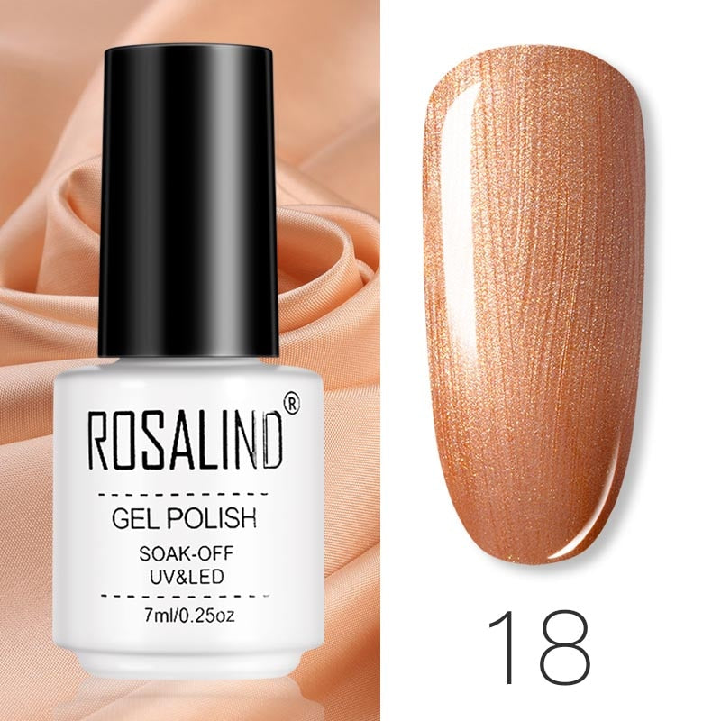 ROSALIND Gel Polish Set Manicure per Unghie Semi Permanente