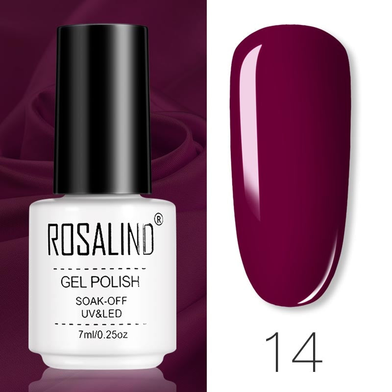 ROSALIND Gel Polish Set Manicure per Unghie Semi Permanente