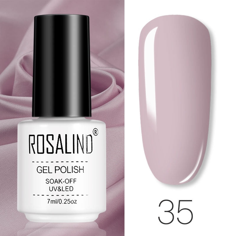 ROSALIND Gel Polish Set Manicure per Unghie Semi Permanente