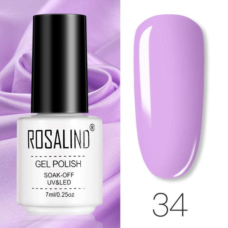 ROSALIND Gel Polish Set Manicure per Unghie Semi Permanente