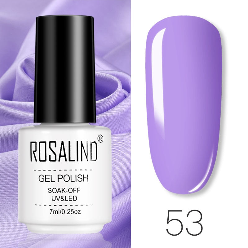 ROSALIND Gel Polish Set Manicure per Unghie Semi Permanente