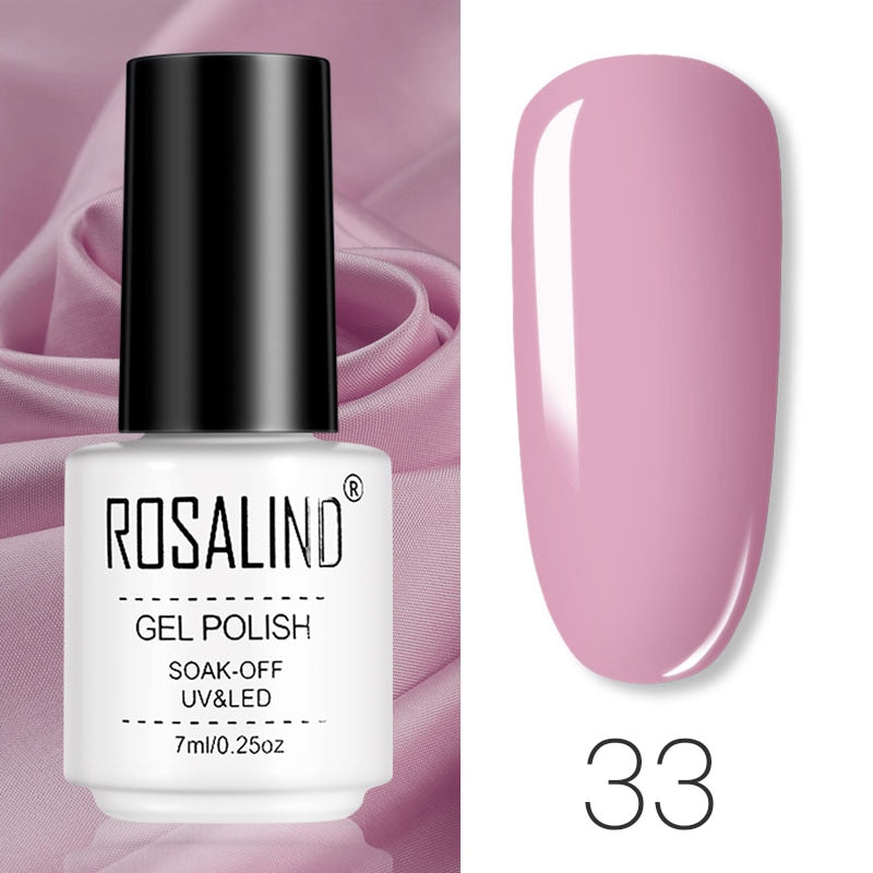 ROSALIND Gel Polish Set Manicure per Unghie Semi Permanente