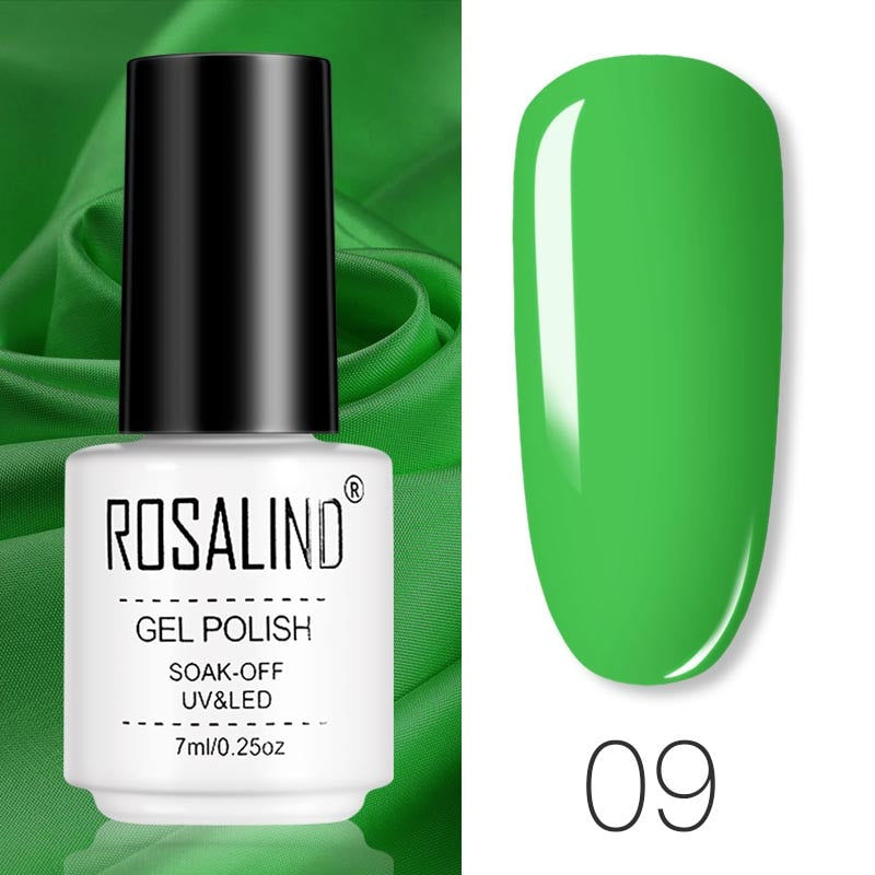 ROSALIND Gel Polish Set Manicure per Unghie Semi Permanente