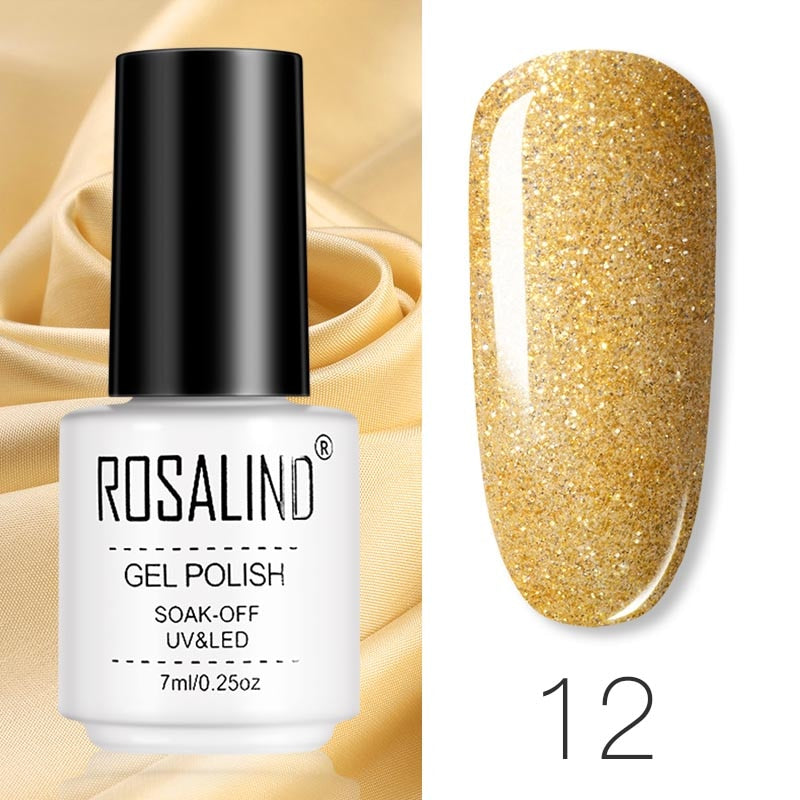 ROSALIND Gel Polish Set Manicure per Unghie Semi Permanente