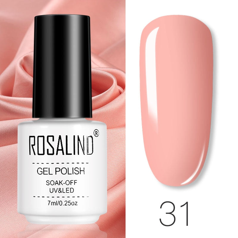 ROSALIND Gel Polish Set Manicure per Unghie Semi Permanente