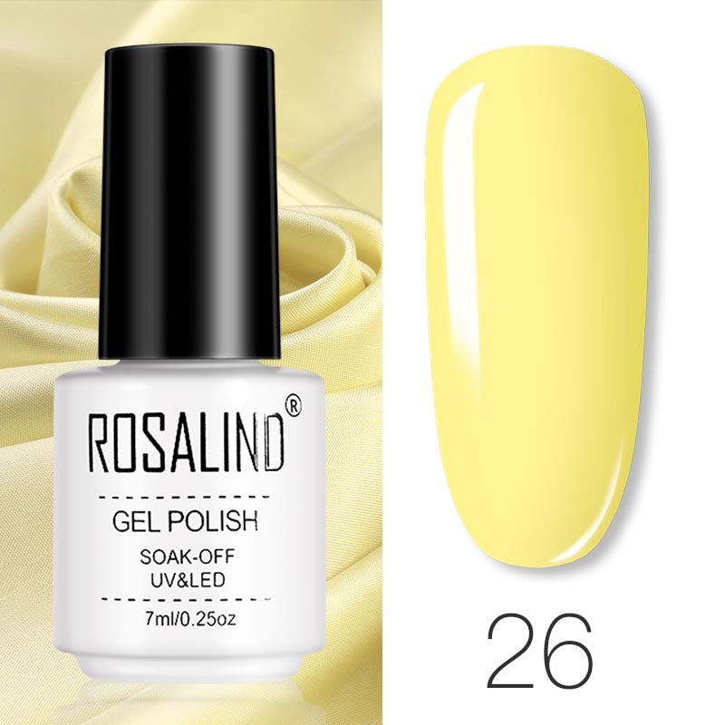 ROSALIND Gel Polish Set Manicure per Unghie Semi Permanente