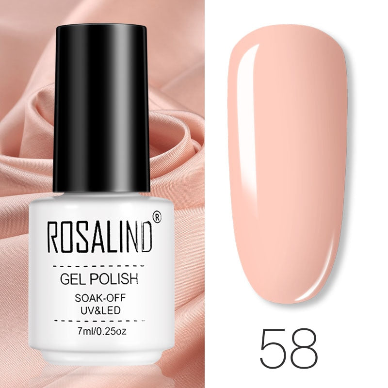 ROSALIND Gel Polish Set Manicure per Unghie Semi Permanente