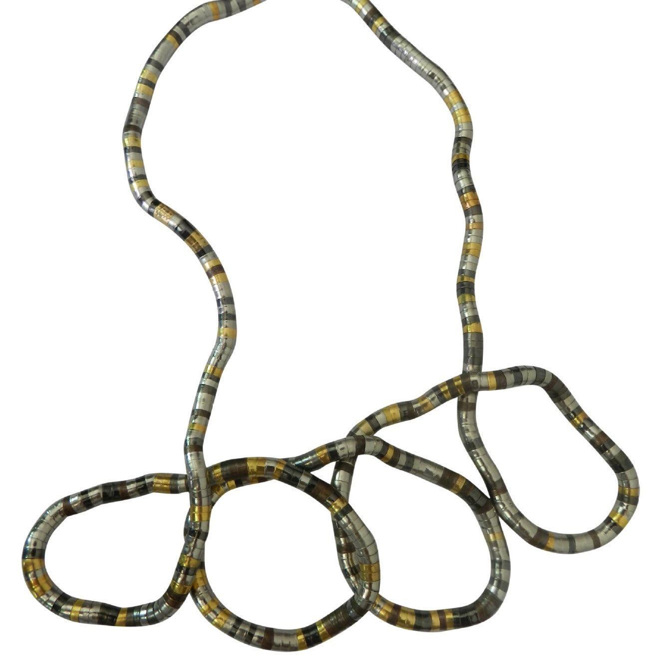 Collana girocollo in lega a forma di serpente, bracciale a forma di serpente 90CM