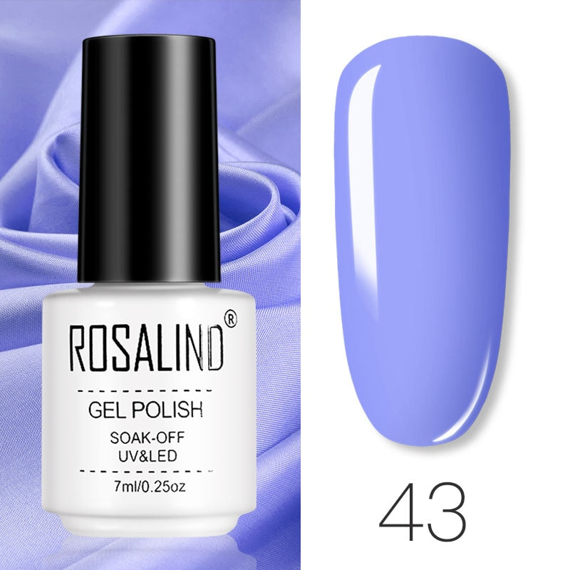 ROSALIND Gel Polish Set Manicure per Unghie Semi Permanente