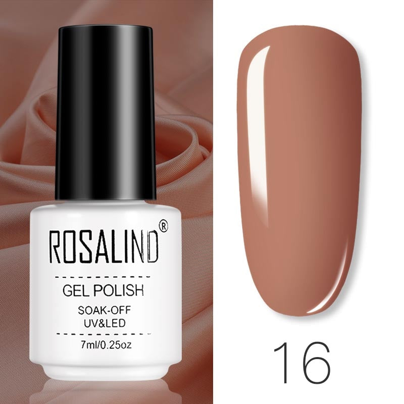 ROSALIND Gel Polish Set Manicure per Unghie Semi Permanente