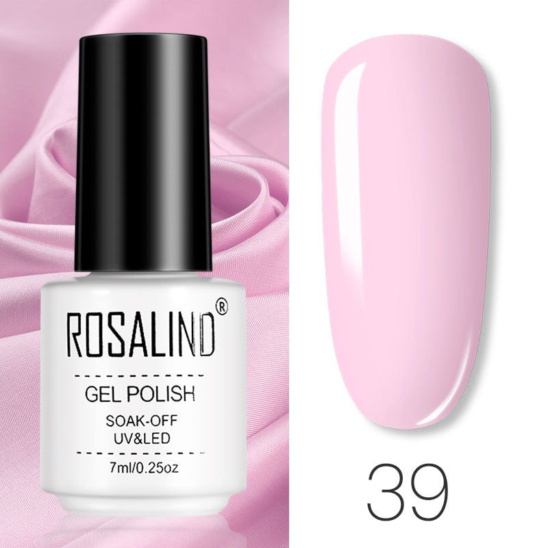 ROSALIND Gel Polish Set Manicure per Unghie Semi Permanente