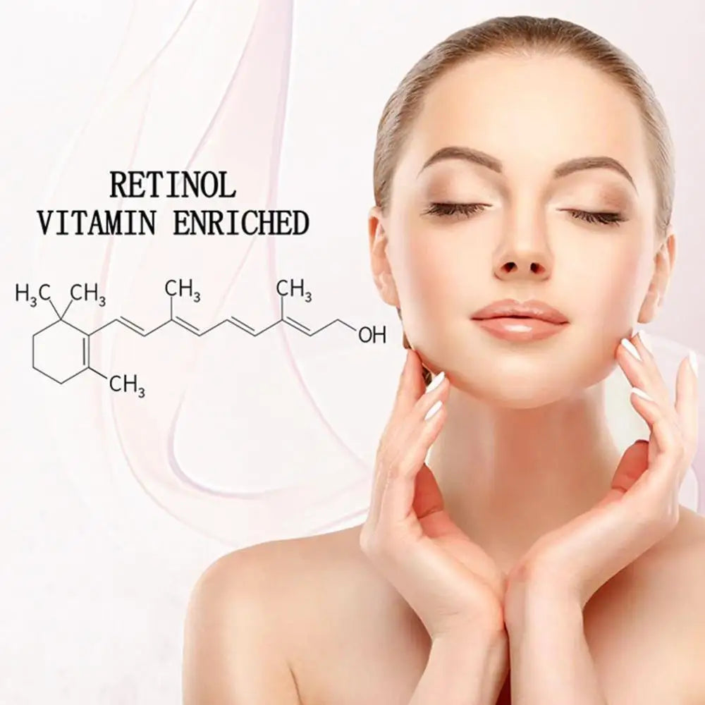 MABOX 2,5% Retinol Whitening Face Cream + Vitamin C Whitening Serum Crema Viso Idratante Anti-età